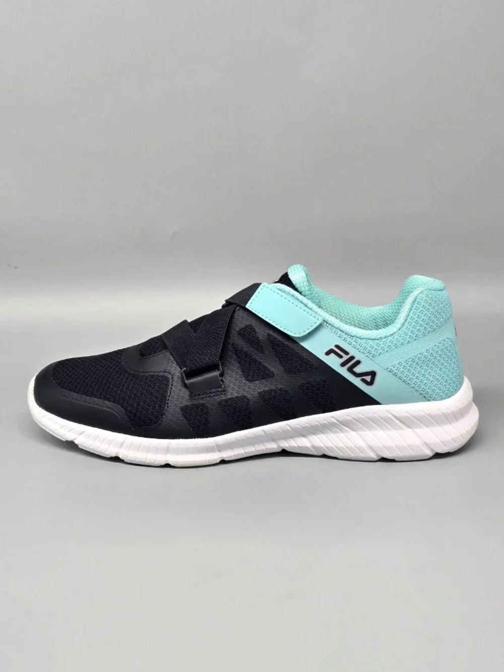 Fila Memory Finity Foam Black Light Blue Running Sneakers Women's Size 11